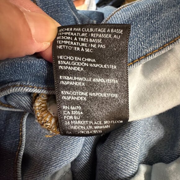 BDG Urban Outfitters Twig Skinny Mid Rise Ankle Jeans Women's Size 32W - Picture 10 of 15